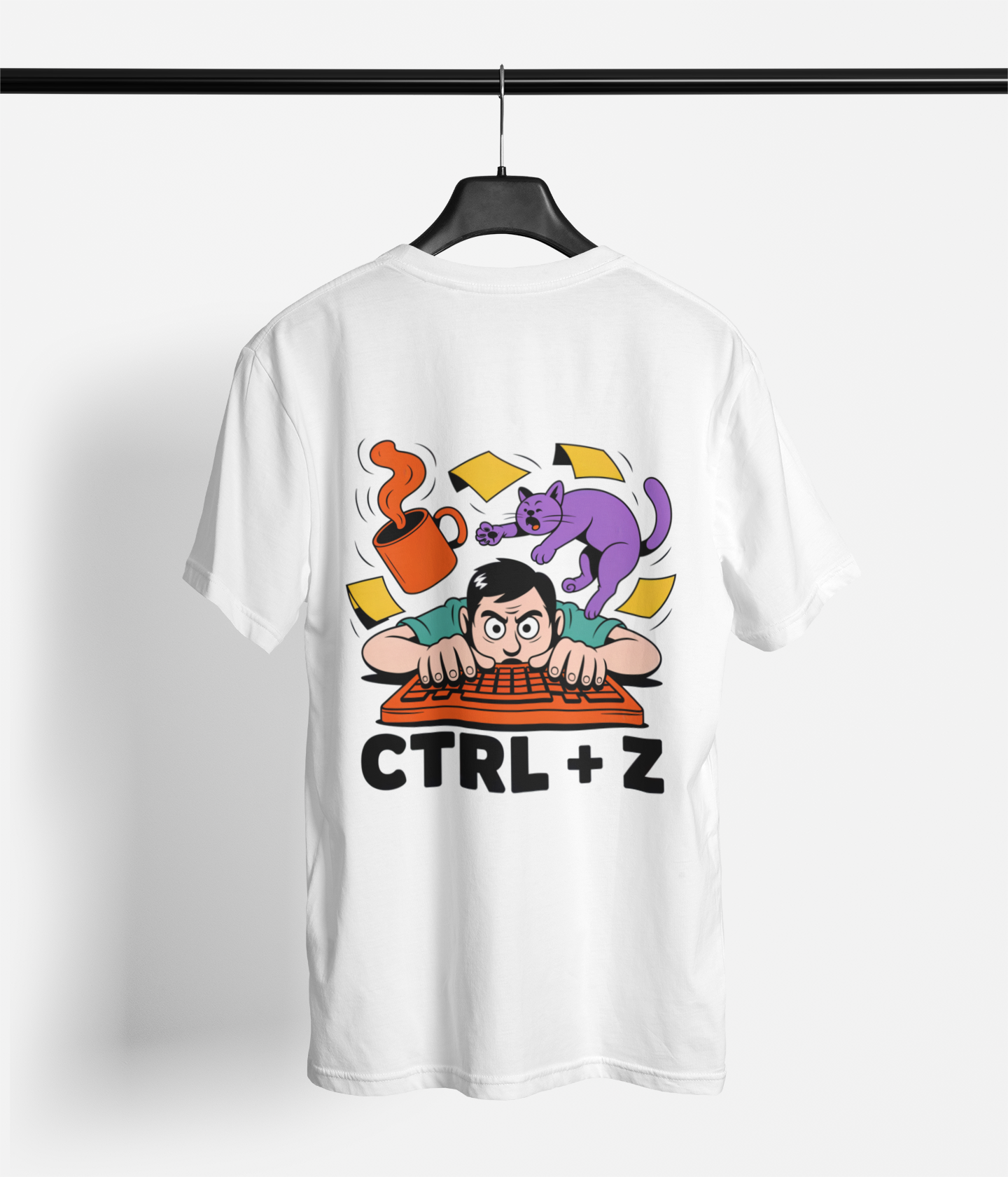 CTRL + Z — Unisex Standard Crew T-Shirt